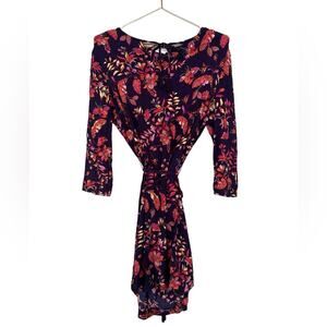 beach lunch lounge Womens dress Size Medium Multicolor bright Floral